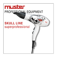 Hairdryer SKULL líne - MUSTER